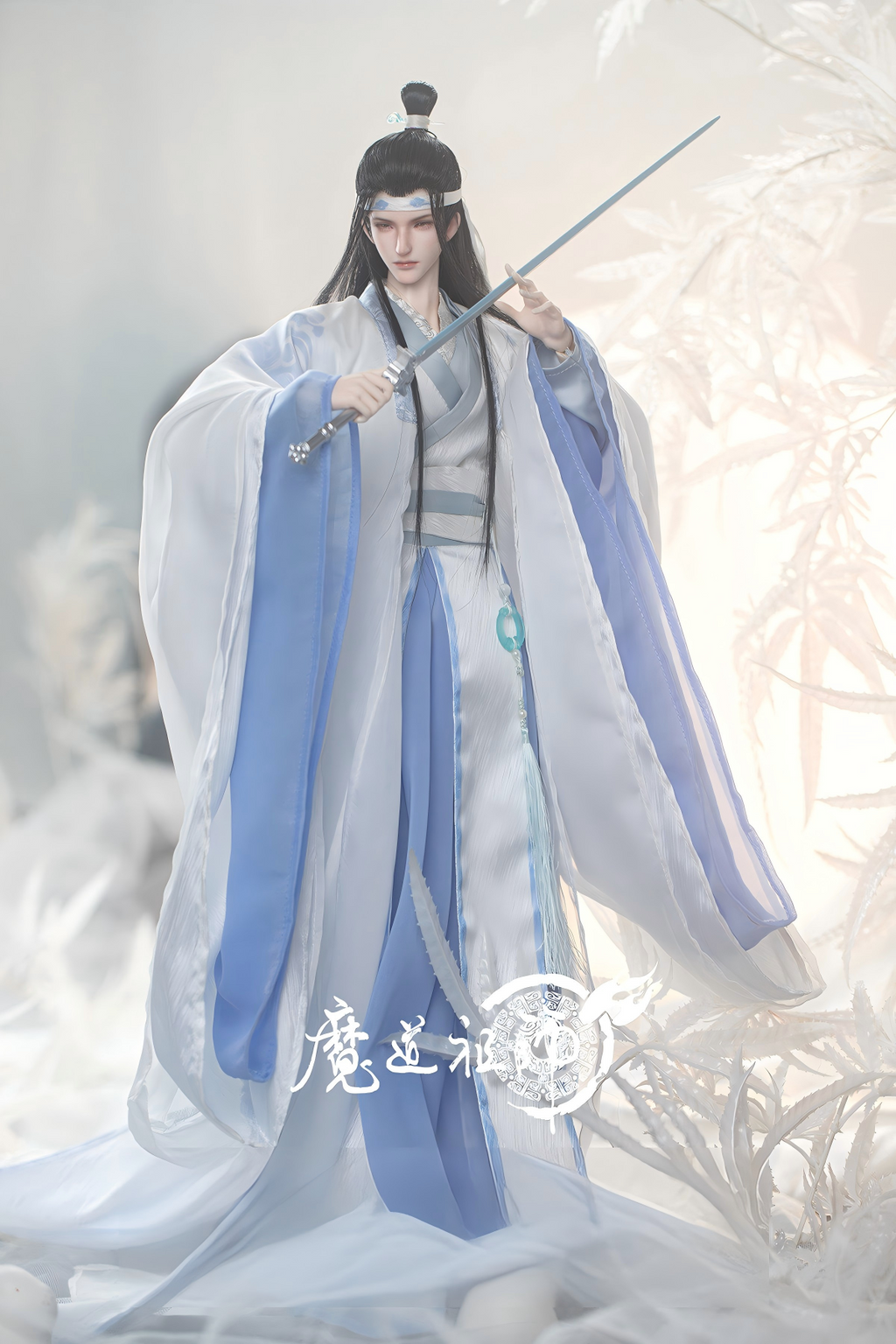 Mo Dao Zu Shi Lan Wangji Special 4th Edition BJD Ball-Jointed Doll, 50cm, Complete Set with Outfit, Wig, and Accessories