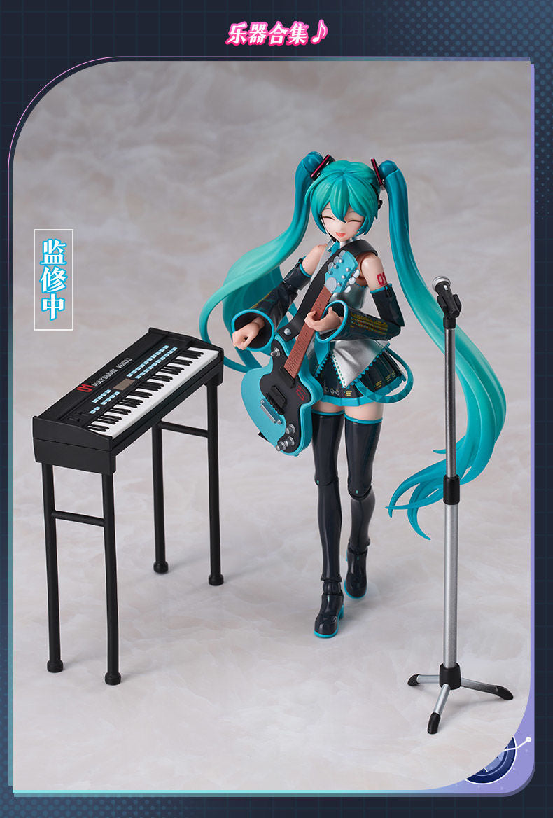 Hatsune Miku Building Block Dolls, Building Toys, PVC Doll Ornaments, Desktop Decorations