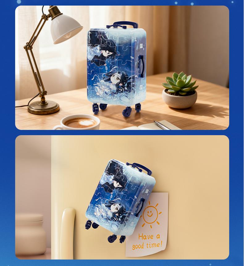 Mo Dao Zu Shi Desktop Ornaments, Acrylic 3d Jigsaw Puzzle,Wei Wuxian&Lan Wangji