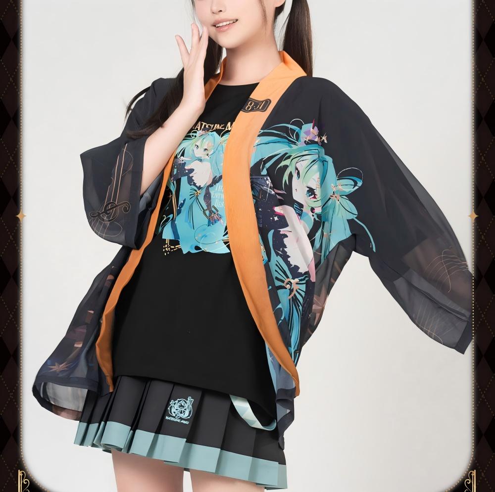 Hatsune Miku Happi coats, Gekishou Kyokan series, Happi coats for festivals, events, idol scenes, unisex, event support
