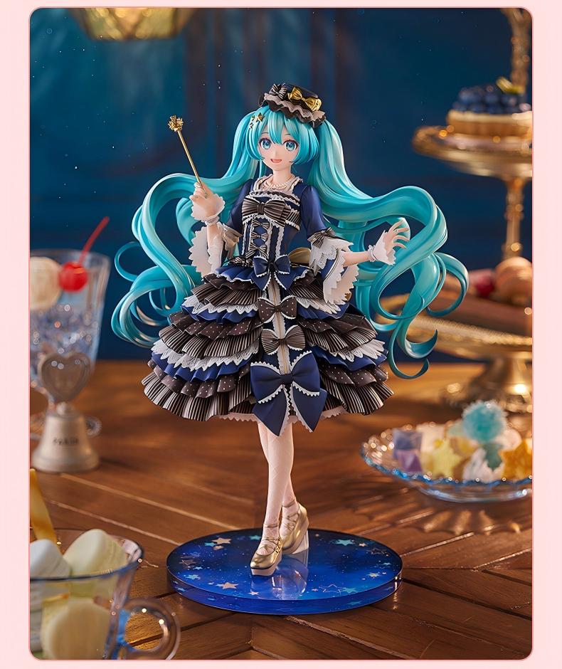 Hatsune Miku GSC 1/7 Scale Figure Lolita Dress with Base,Approx. 26cm Tall, Painted Figure,  Collectible Figurine, Anime Character