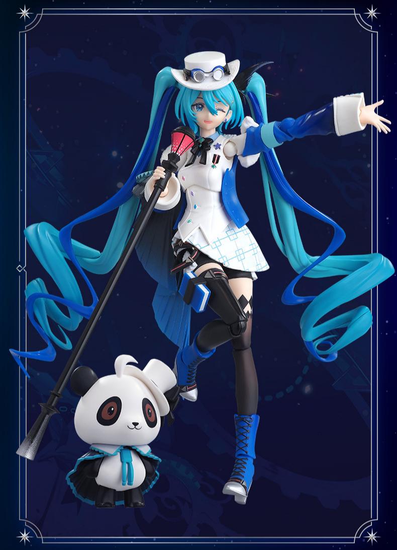 Hatsune Miku Action Figure, Desktop Ornament Collectible Toy，Puzzle toys，Movable Joints, Multiple Facial Expressions
