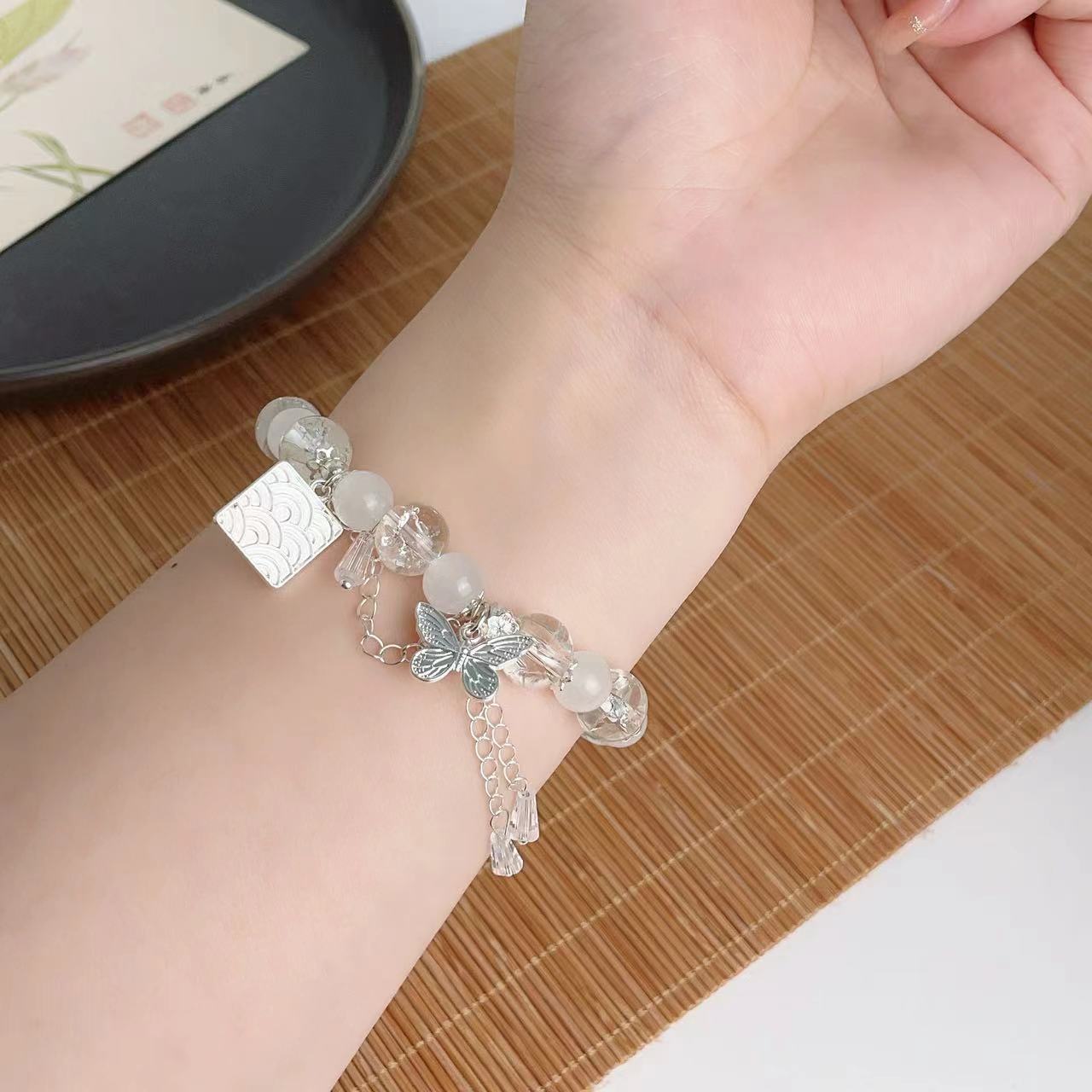 Heaven Officials Blessing Bracelet，“Bai Wu Jin Ji”Healing Bracelet For Women，Butterfly Style