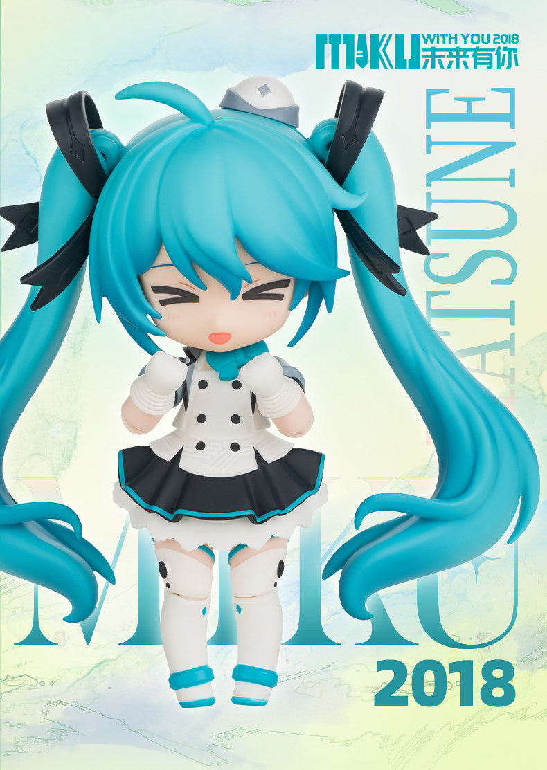 Hatsune Miku Figure, Blind Box, PVC, Movable Joints, Desktop Decoration, Approx. 10cm, Building Block Doll