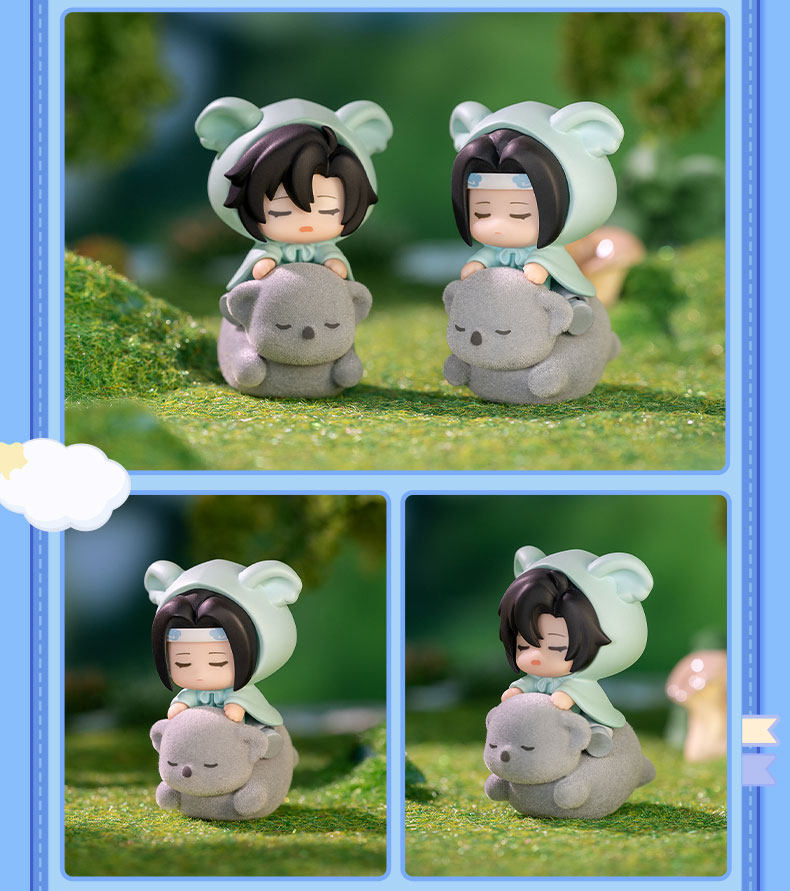 Mo Dao Zu Shi Q-Version Mini Figures Blind Box, Desktop Ornaments, PVC Collectible Figurines, 4cm