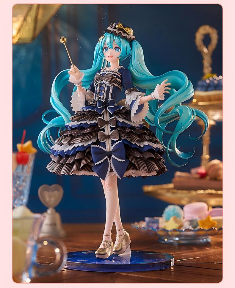 Hatsune Miku GSC 1/7 Scale Figure Lolita Dress with Base,Approx. 26cm Tall, Painted Figure,  Collectible Figurine, Anime Character