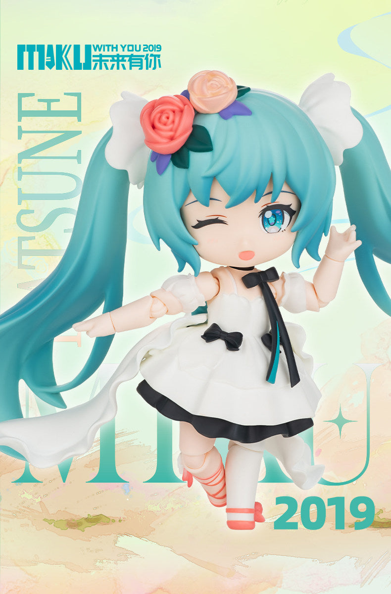 Hatsune Miku Figure, Blind Box, PVC, Movable Joints, Desktop Decoration, Approx. 10cm, Building Block Doll