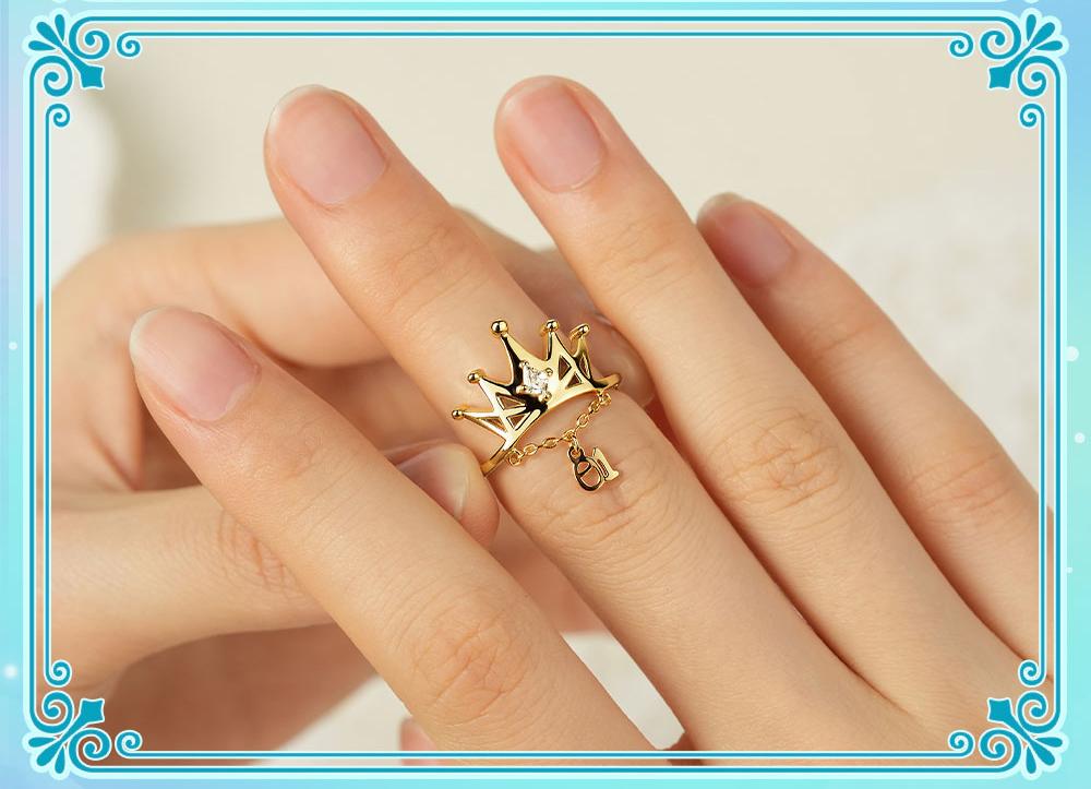 Hatsune Miku Ring, 925 Silver Ring, "Wei Lai Zhi Yu" Series