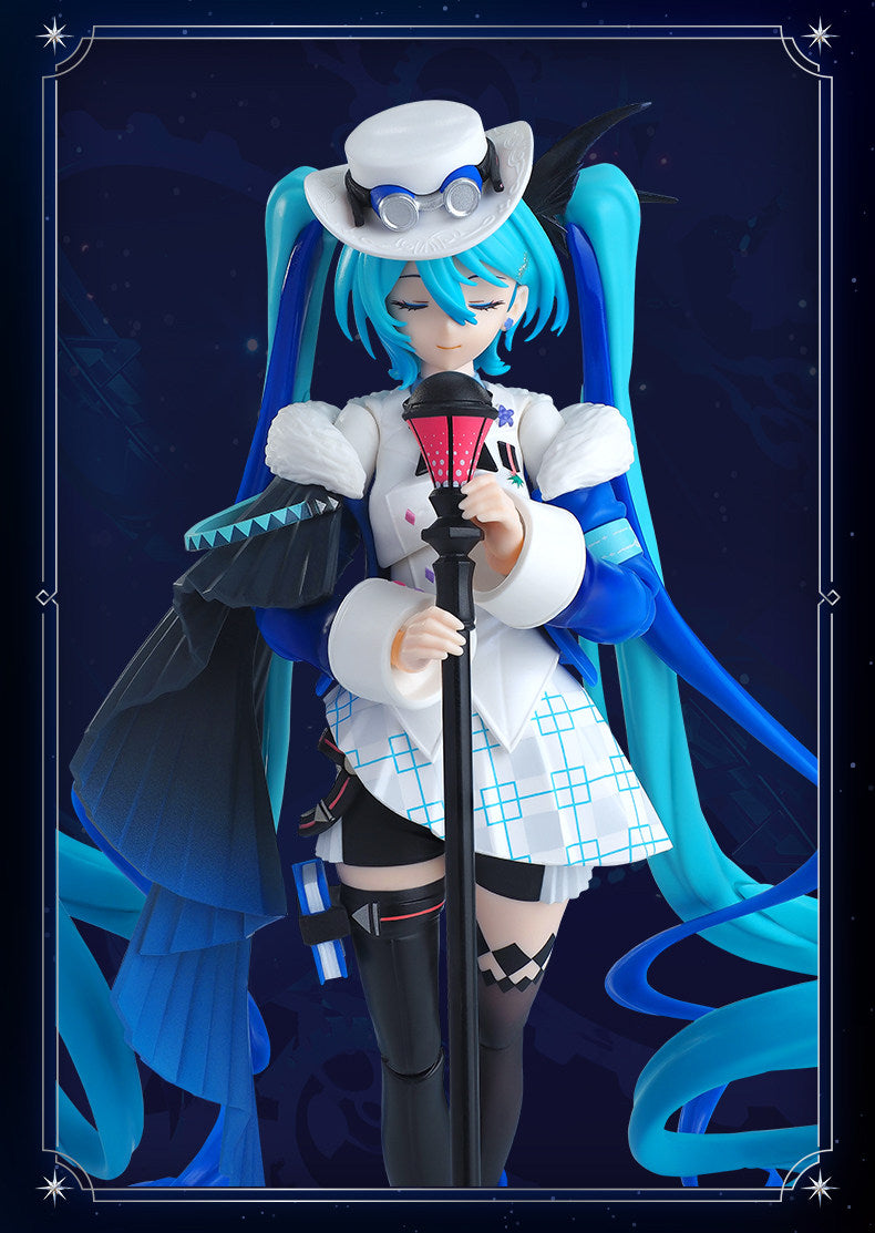 Hatsune Miku Action Figure, Desktop Ornament Collectible Toy，Puzzle toys，Movable Joints, Multiple Facial Expressions