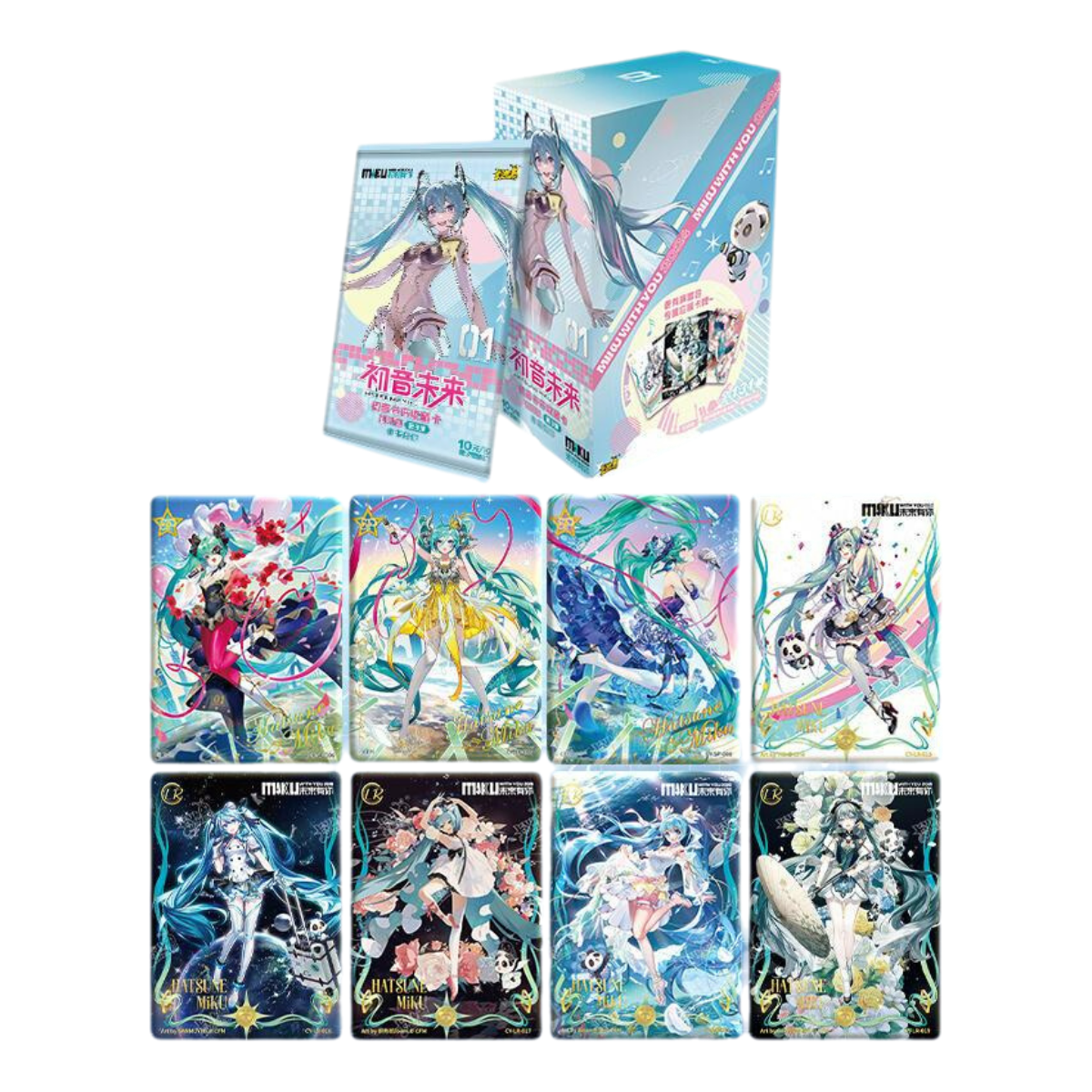Hatsune Miku Cards, Collectible Cards, Blind Box（1 box (90 sheets/18 packs)(Part 3)