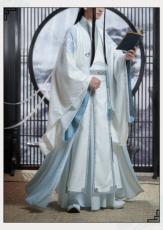 Mo Dao Zu Shi Cosplay Costumes,"Lan WangJi"  Full set