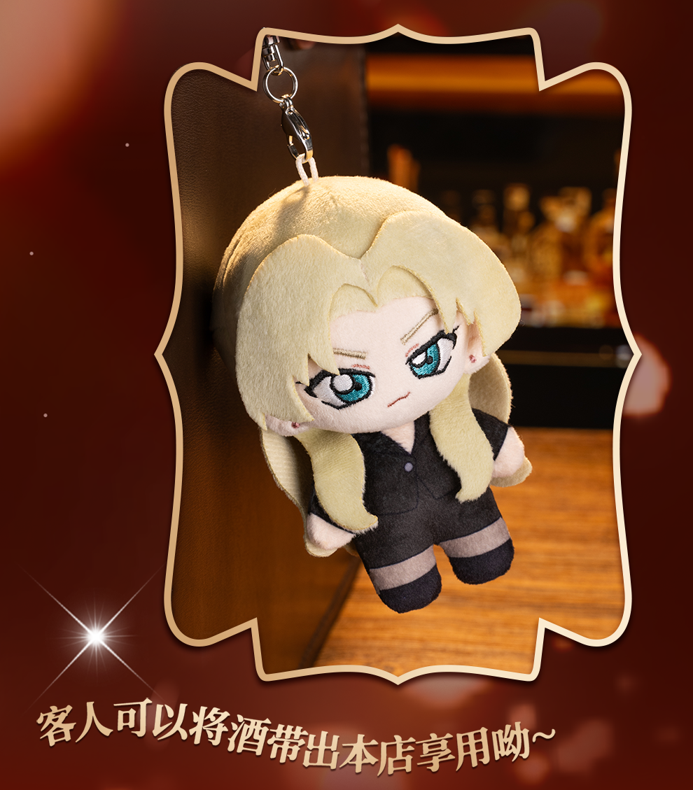 Detective Conan Plush Doll,11cm sitting Plush toys Pendant, key chain