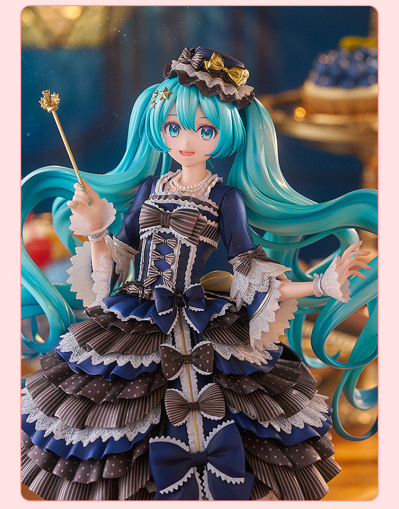 Hatsune Miku GSC 1/7 Scale Figure Lolita Dress with Base,Approx. 26cm Tall, Painted Figure,  Collectible Figurine, Anime Character