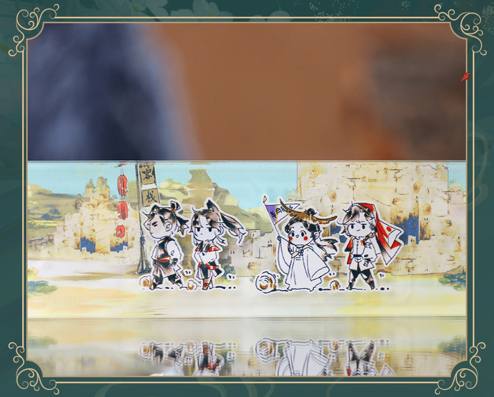 Heaven Officials Blessing Keychians,Acrylic Keyring Keychains,Tian Guan Ci Fu Animation Peripheral Products