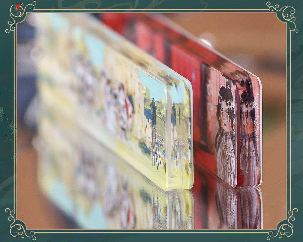 Heaven Officials Blessing Keychians,Acrylic Keyring Keychains,Tian Guan Ci Fu Animation Peripheral Products