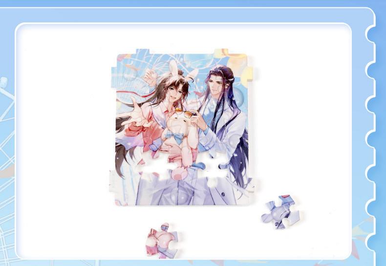 Mo Dao Zu Shi 3D Puzzle Music Box, Hand Crank Musical Mechanism, 32 Pieces Jigsaw Desktop Ornament