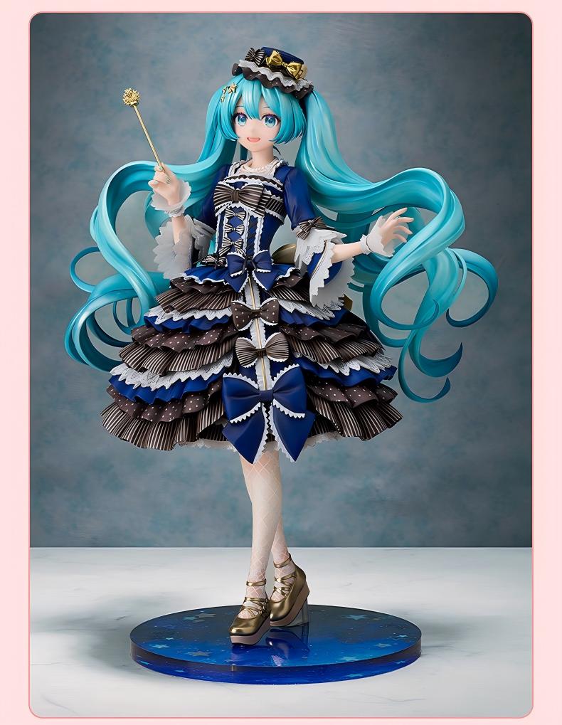 Hatsune Miku GSC 1/7 Scale Figure Lolita Dress with Base,Approx. 26cm Tall, Painted Figure,  Collectible Figurine, Anime Character