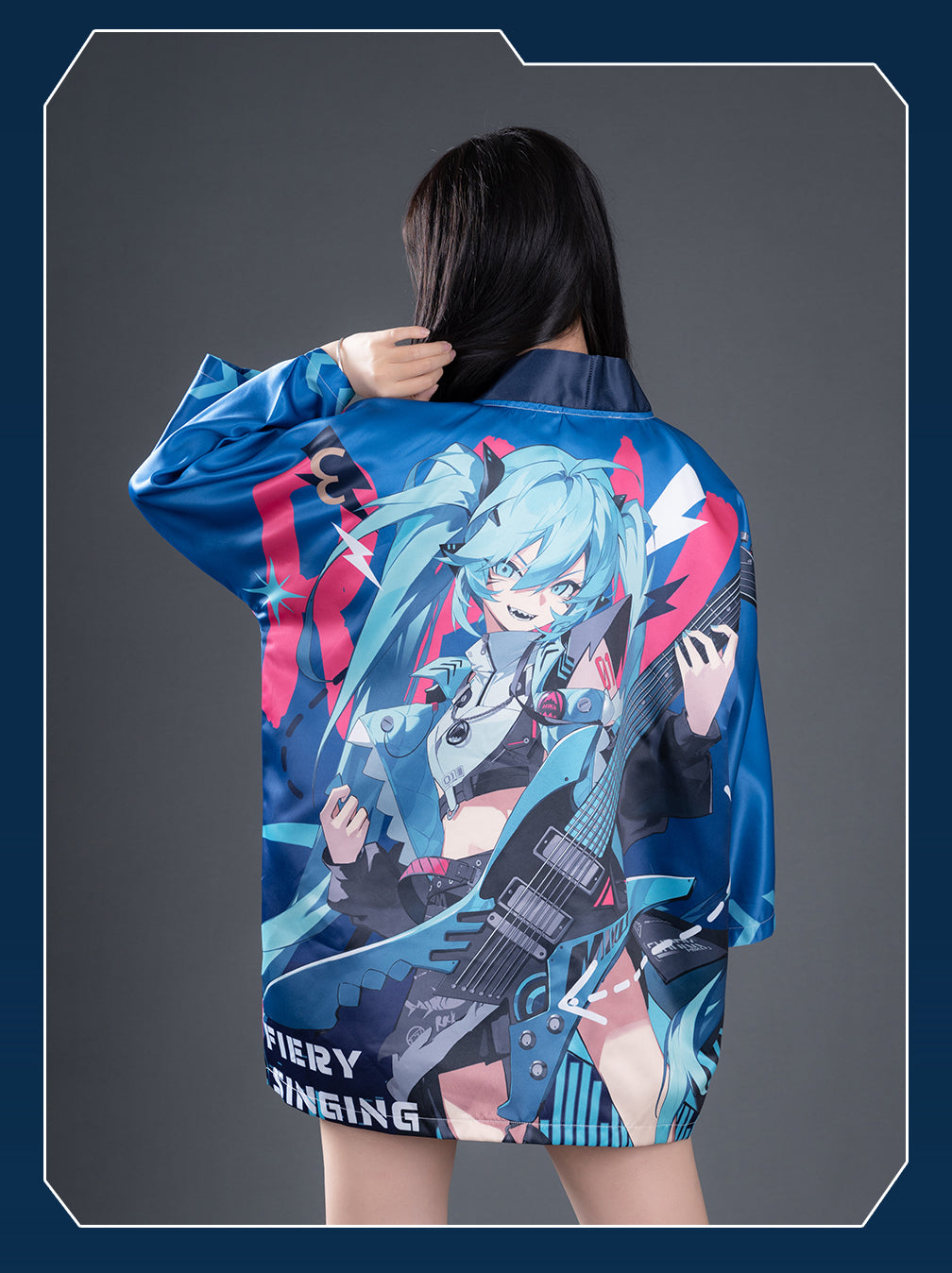 Hatsune Miku Happi coats, Gekishou Kyokan series, Happi coats for festivals, events, idol scenes, unisex, event support