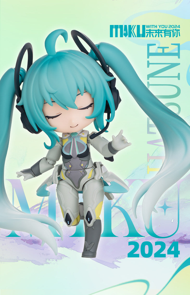 Hatsune Miku Figure, Blind Box, PVC, Movable Joints, Desktop Decoration, Approx. 10cm, Building Block Doll