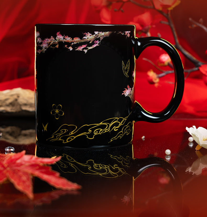 Heaven Officials Blessing Ceramic Cup, Color Changing Water Cup, Tian Guan Ci Fu “Tian Yun Ci Fu”Series