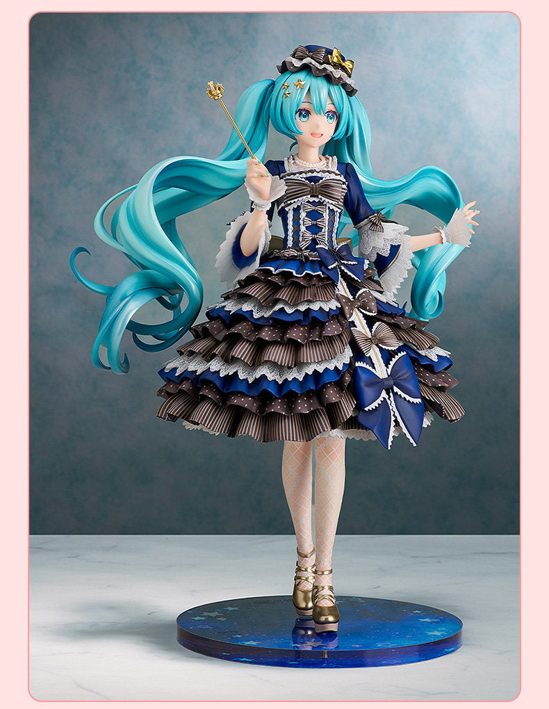 Hatsune Miku GSC 1/7 Scale Figure Lolita Dress with Base,Approx. 26cm Tall, Painted Figure,  Collectible Figurine, Anime Character