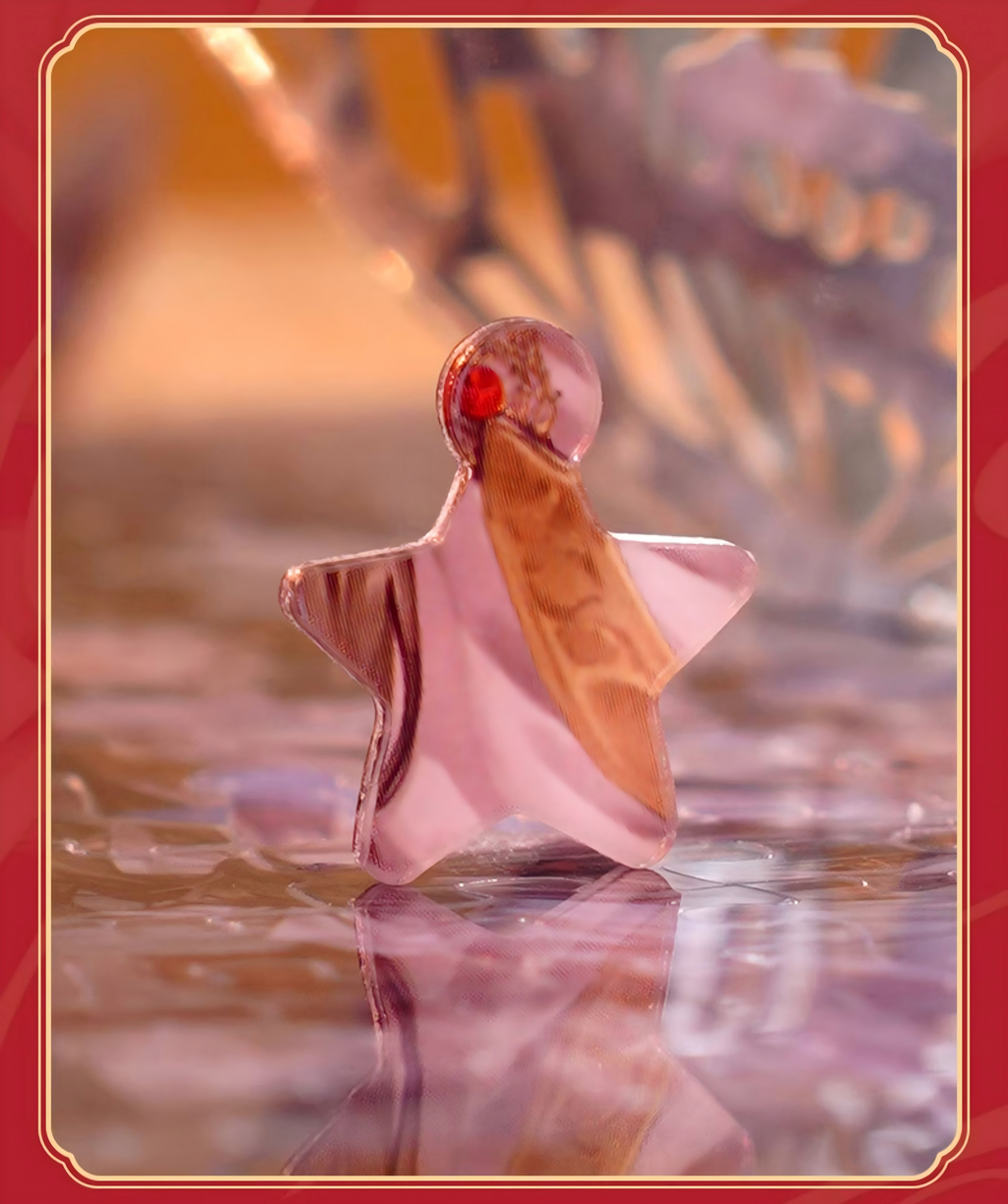 Heaven Official's Blessing Acrylic Desktop Puzzle Blind Box, Desktop decorations，105-Piece PVC Puzzle with Display Frame