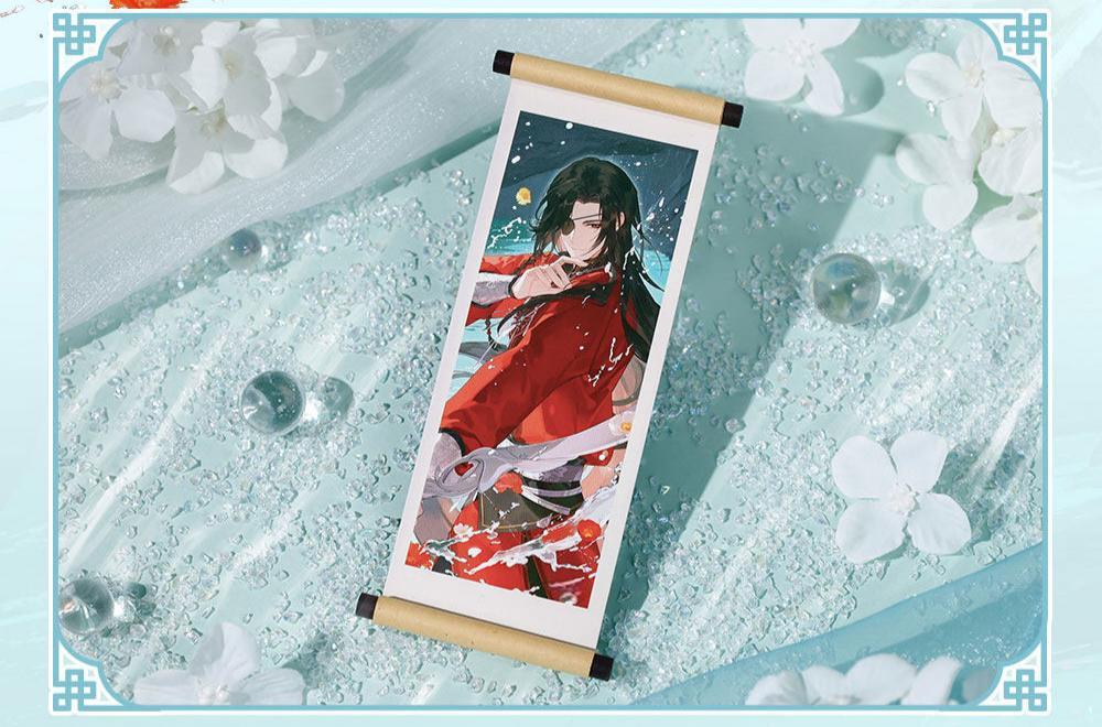 Heaven Officials Blessing Anime Scroll Style Refrigerator Magnet