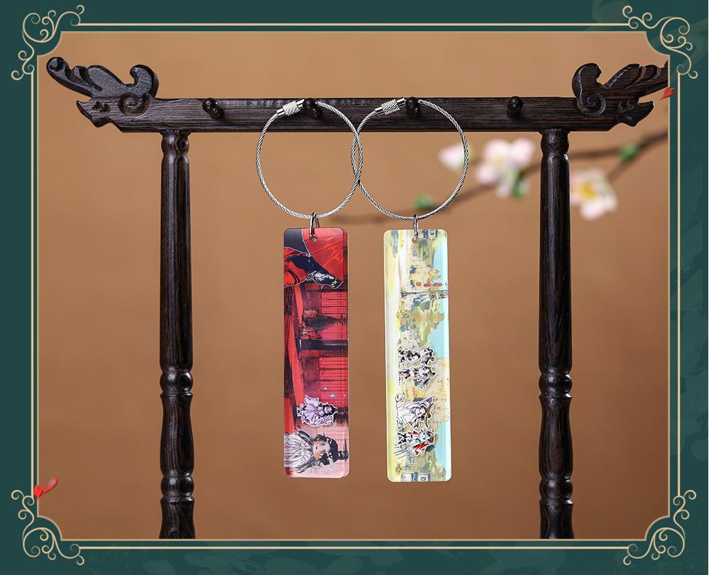 Heaven Officials Blessing Keychians,Acrylic Keyring Keychains,Tian Guan Ci Fu Animation Peripheral Products