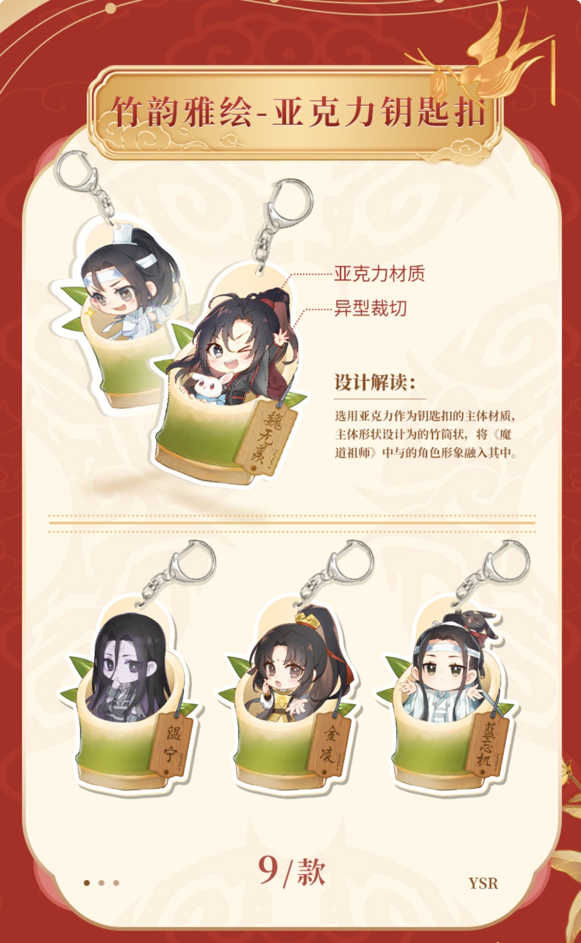 Mo Dao Zu Shi “Jin Xi He Sui”Limited Collectible Cards, Blind Box Cards, 1 Box/12 Pack (36 Cards)