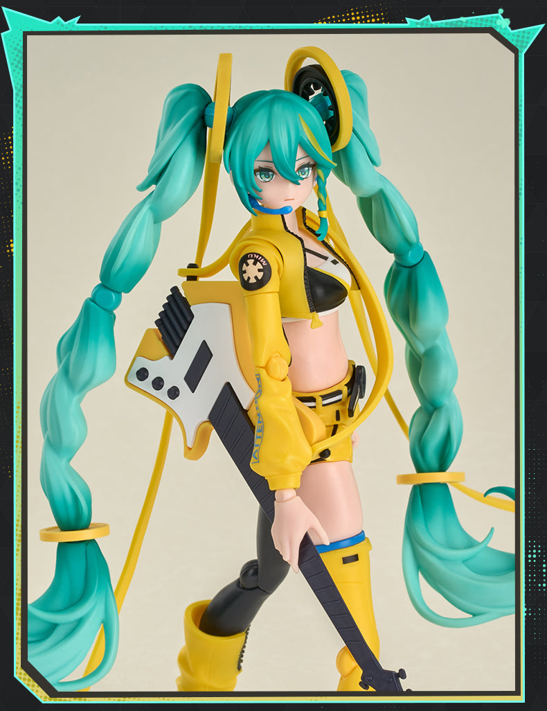 Hatsune Miku Building Block Dolls, Building Toys, PVC Doll Ornaments, Desktop Decorations