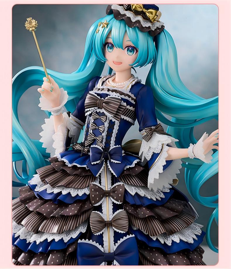Hatsune Miku GSC 1/7 Scale Figure Lolita Dress with Base,Approx. 26cm Tall, Painted Figure,  Collectible Figurine, Anime Character