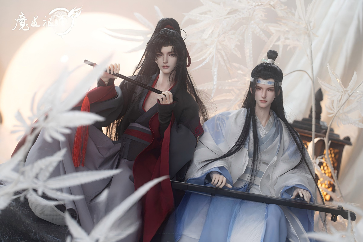 Mo Dao Zu Shi Lan Wangji Special 4th Edition BJD Ball-Jointed Doll, 50cm, Complete Set with Outfit, Wig, and Accessories