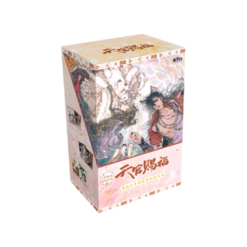 Heaven Officials Blessing Collectible Trading Cards Blind Box,10 Packs per Box, 10x14cm Card Size, Irregularly Shaped Cards, Anime Characters, Physical Prize Chance