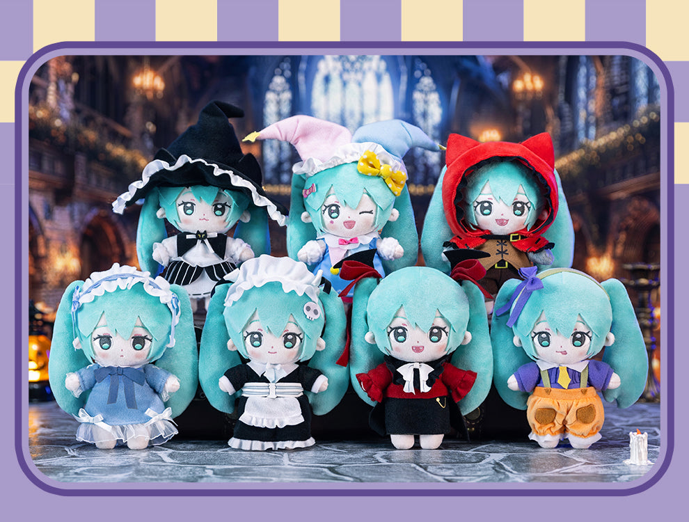 Hatsune Miku Halloween themed doll ornament, blind box doll desktop decoration