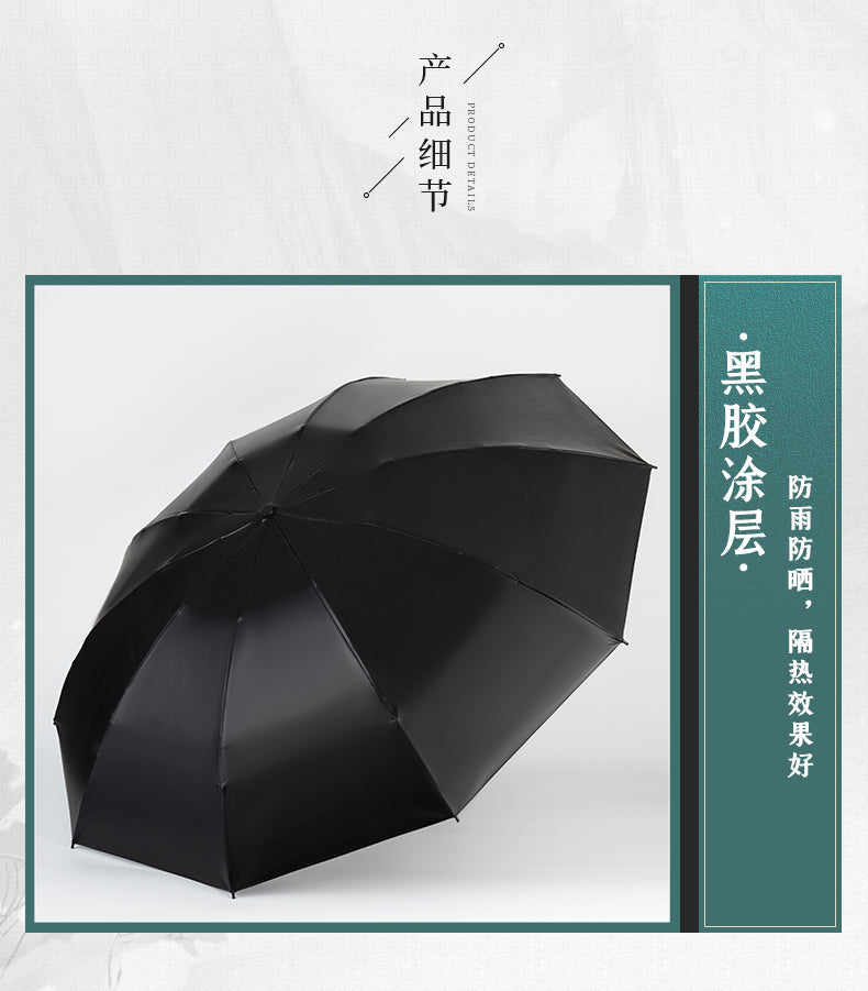 Mo Dao Zu Shi Windproof Folding Umbrella Wei Wuxian&Lan Wangji Animation Peripheral Products
