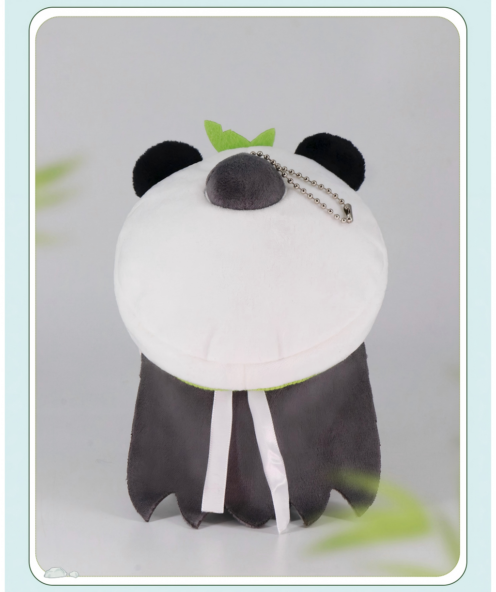 Mo Dao Zu Shi Plush Keychains with Panda Hat, Detachable Clothing, Backpack Accessories Pendants, 15cm Tall