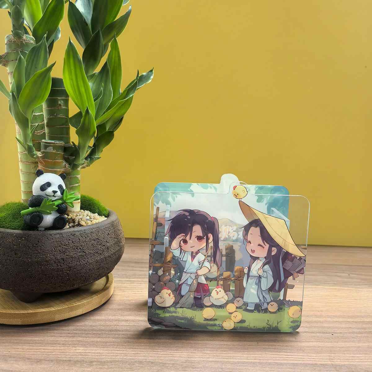 Heaven Officials Blessing Pen Holder，Hua Cheng&Xie Lian Acrylic Pencil Holder