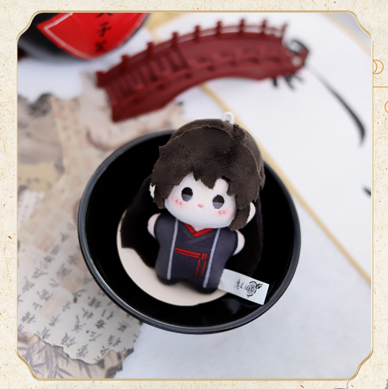 Mo dao zu shi Mini Plush Keychain Pendant, Backpack Charm, Approximately 5cm tall