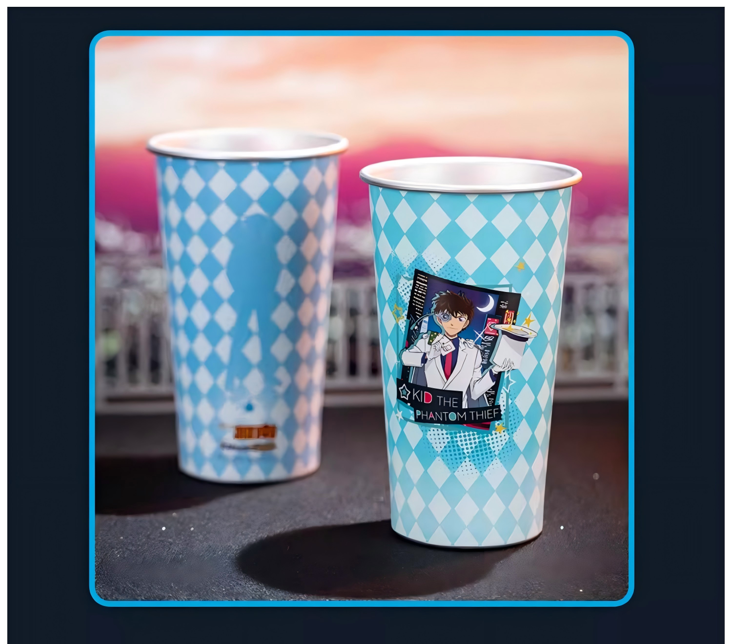Detective Conan Cold water cup color changing cup large capacity 650ml cup