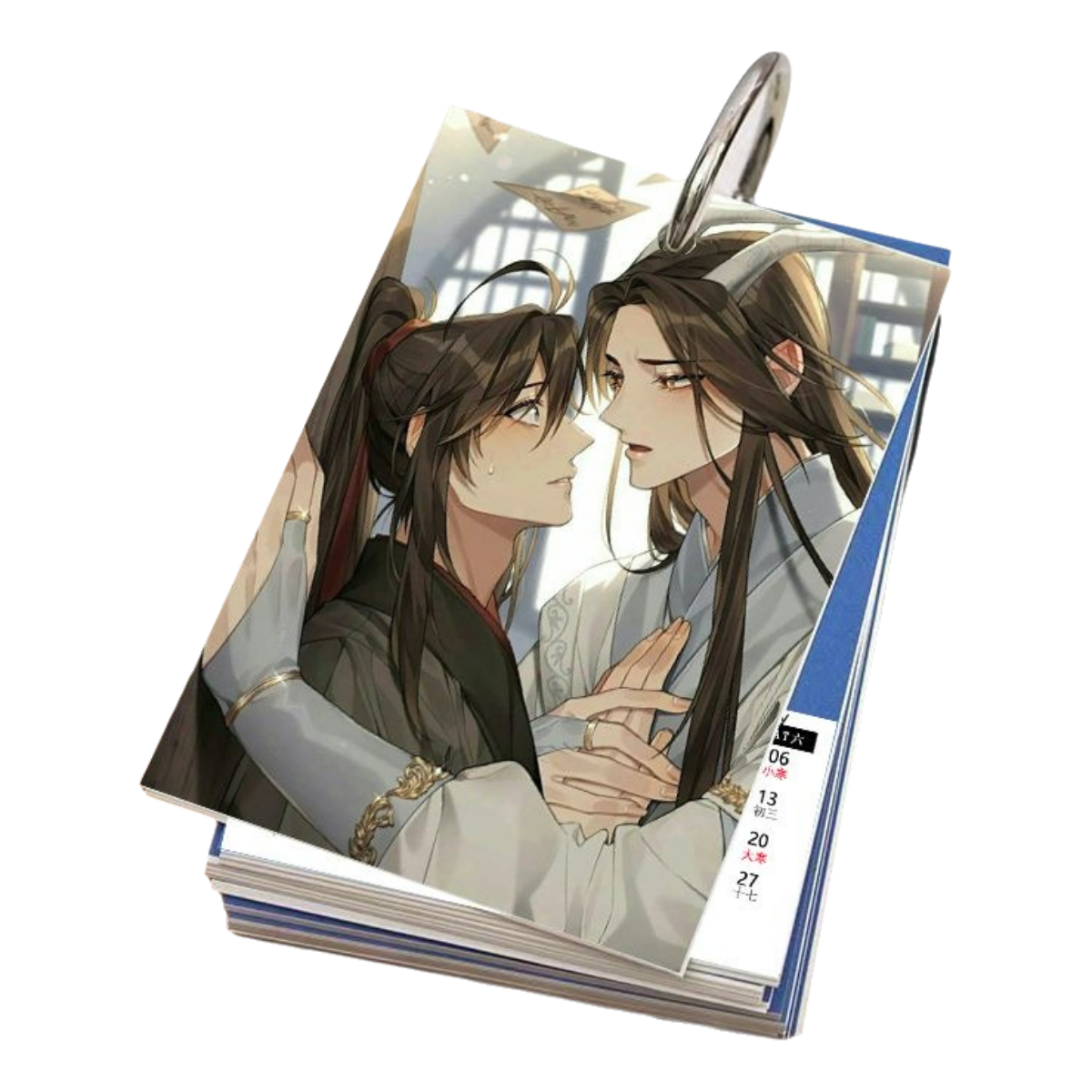Mo Dao Zu Shi Desk Calendar, 2025 Desktop Calendar, 25 Page Calendar，Wei Wuxian&Lan Wangji