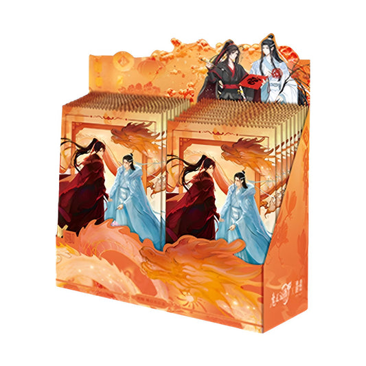 Mo Dao Zu Shi Tinplate Badge Pin，Blind Box，Collectible Brooches+Postcard ，Animation Peripheral Products