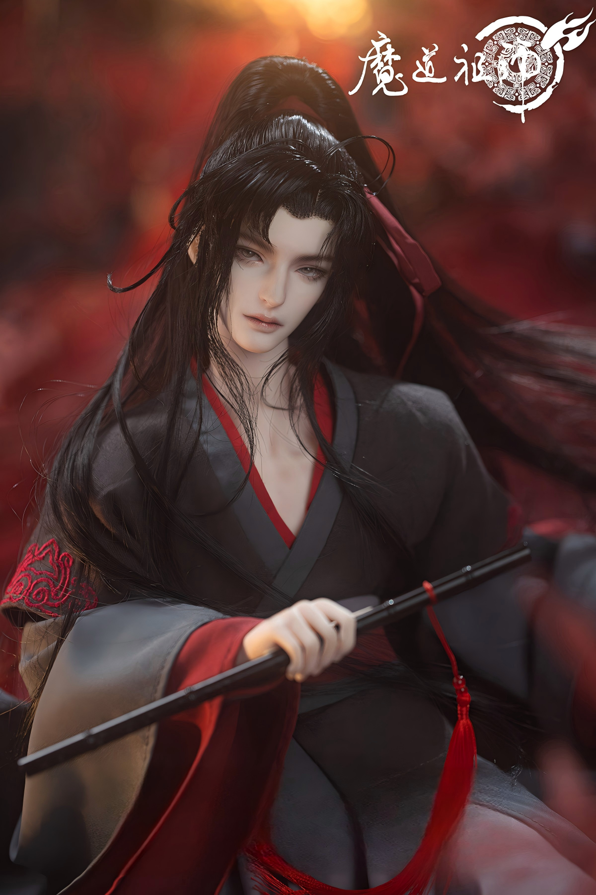 Mo Dao Zu Shi Wei Wuxian Special 4th Edition BJD Ball-Jointed Doll, 50cm, Complete Set with Outfit, Wig, and Accessories