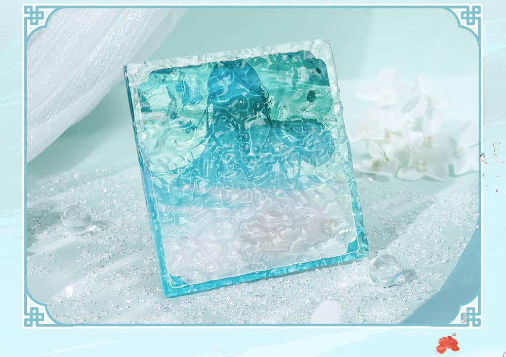 Heaven Officials Blessing Acrylic Coaster Water Glass Placemat, 100mm x 100mm, Anime Character Art, Clear Acrylic Material, Square Shape