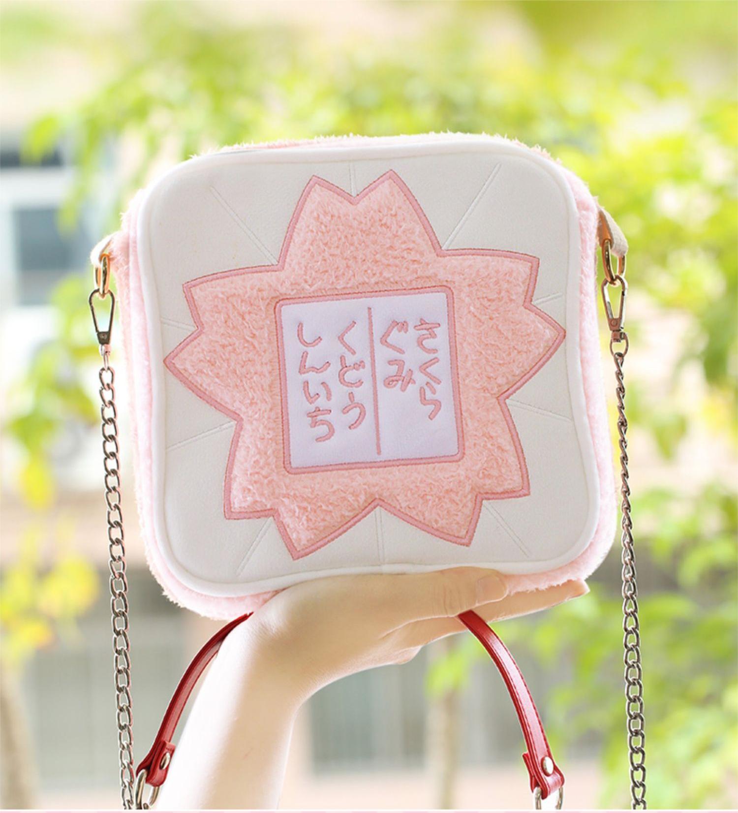 Detective Conan Plush backpack，Chain bag, shoulder bag