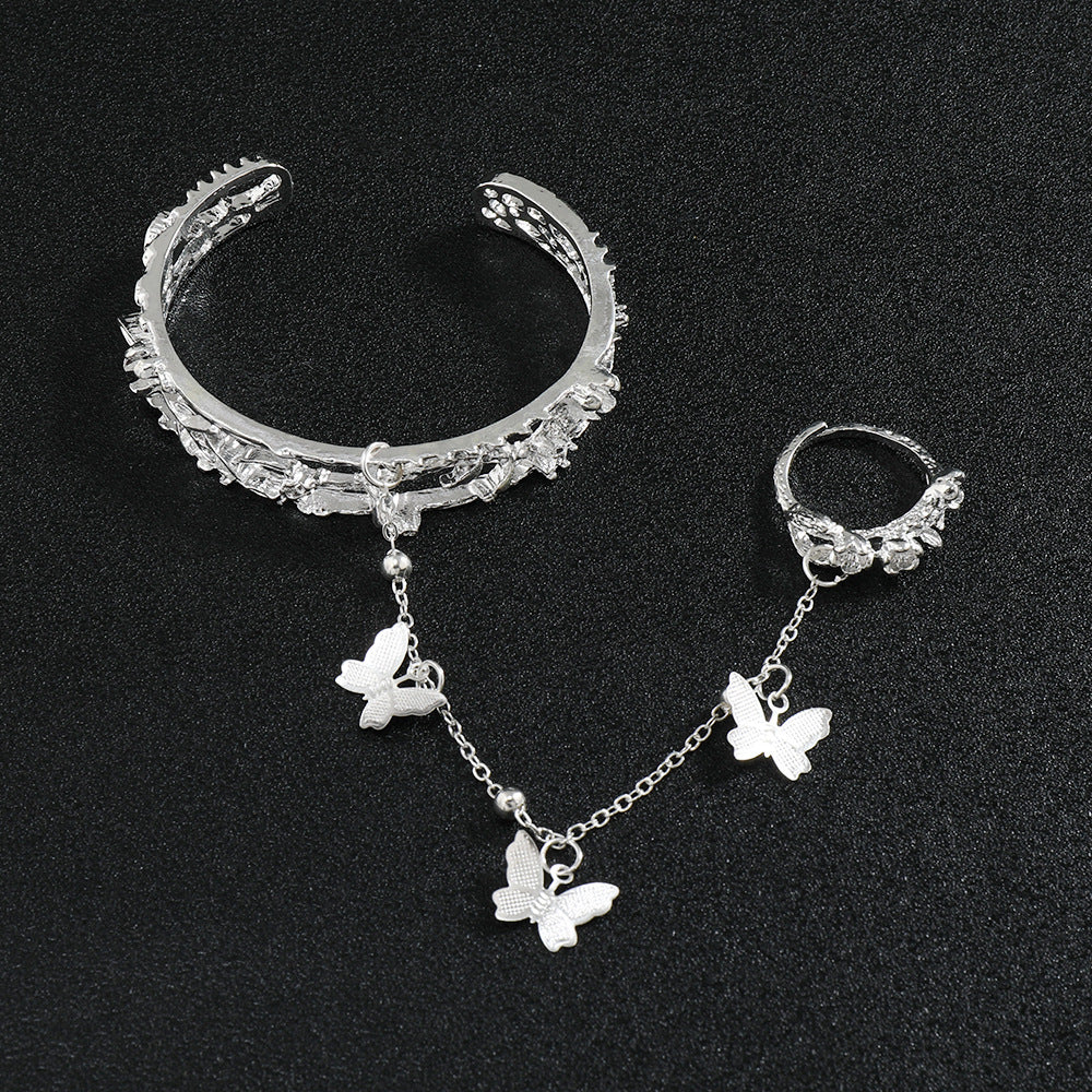 Heaven Officials Blessing Butterfly Bell Bracelet with Ring