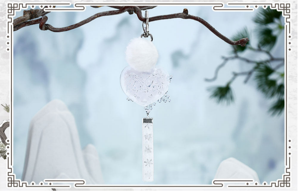 Heaven Officials Blessing Acrylic Pendant Charm, Anime Merchandise, Multiple Character Designs with Tassel