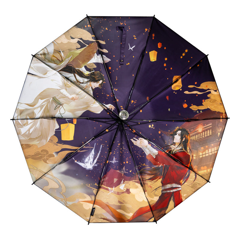 Heaven Official'S Blessing Windproof Folding Umbrella，Tian Guan Ci Fu Animation Peripheral Products