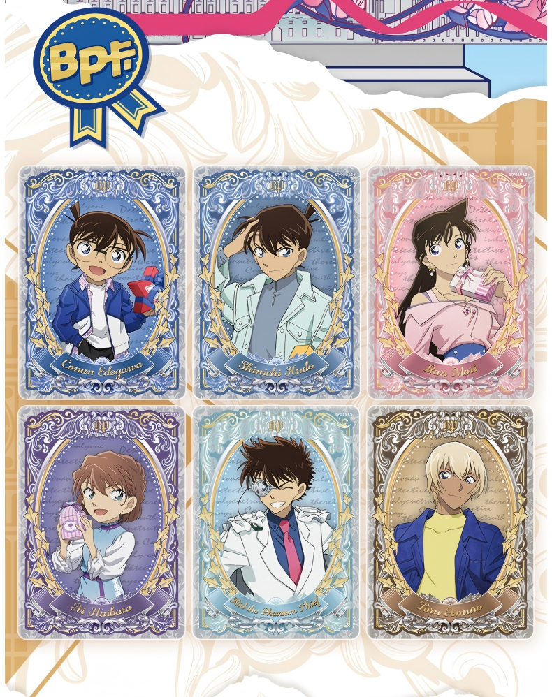 Detective Conan Cards, Collectible Cards, Blind Box（1 box (90 sheets/18 packs) Part 6