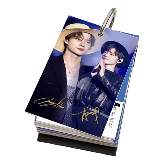 The Untamed (BJYX) Desk Calendar, 2025 Desktop Calendar, 25 Page Calendar