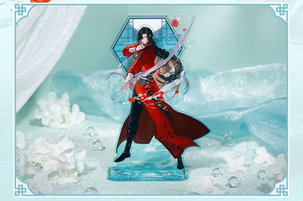 eaven Officials Blessing Acrylic Standee Desktop Ornament,183 x 122mm Size, Two Styles Available, Hexagonal Frame Design